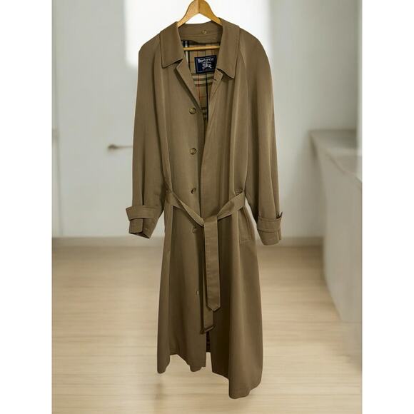 Vintage Burberry Men’s Trench Coat Size 44L - Picture 5 of 15